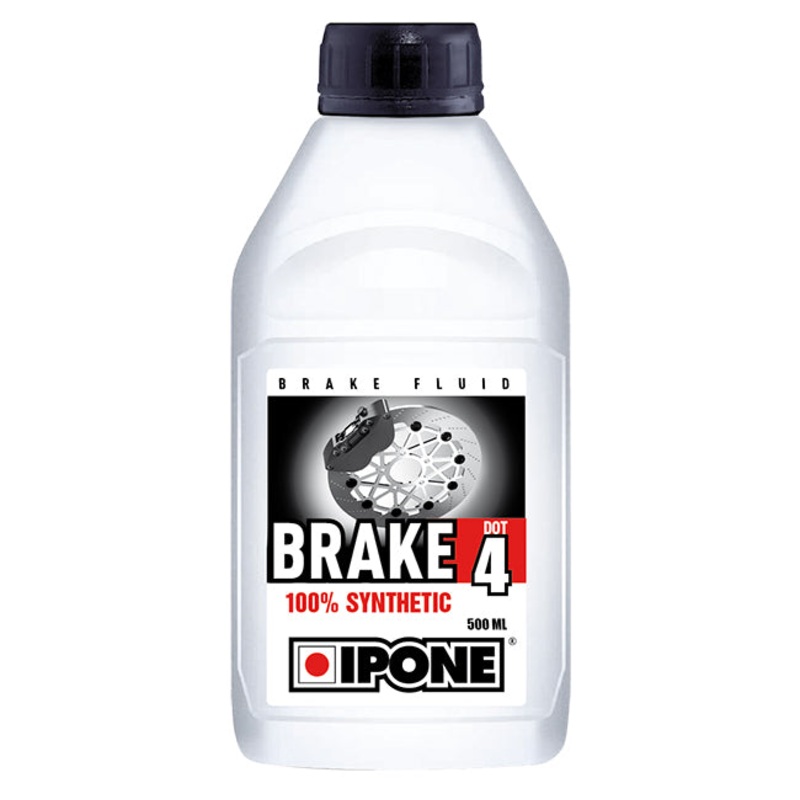 IPONE Brake DOT 4 500ml DOT 4 Brake Fluid (270deg dry boil point) 100% Synthetic IPONE