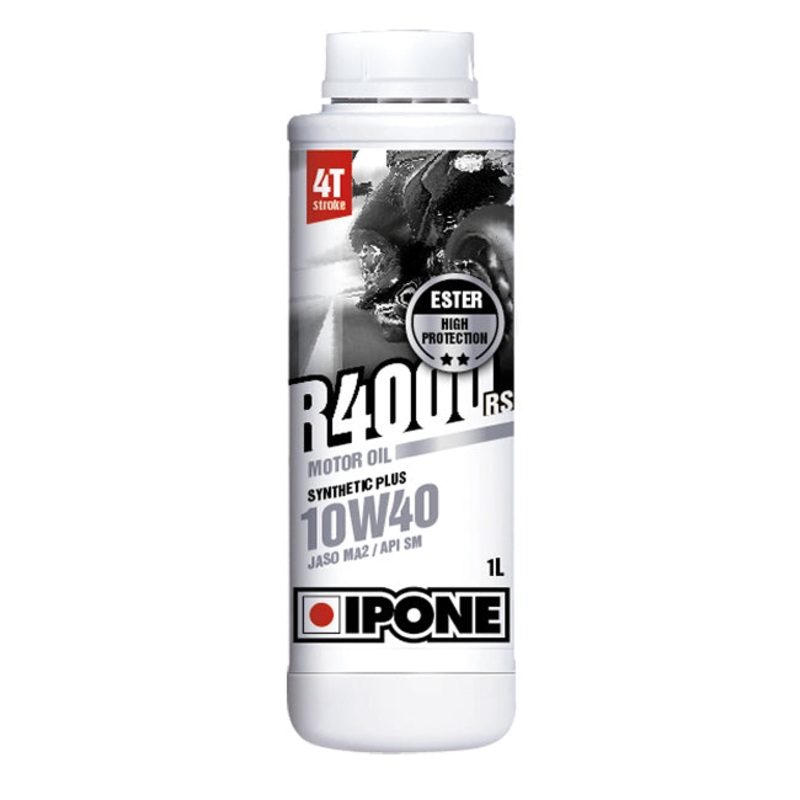 IPONE R4000 RS 10W40 1L R4000 RS Semi Synthetic Plus Ester Oil IPONE. Supersedes to 801133