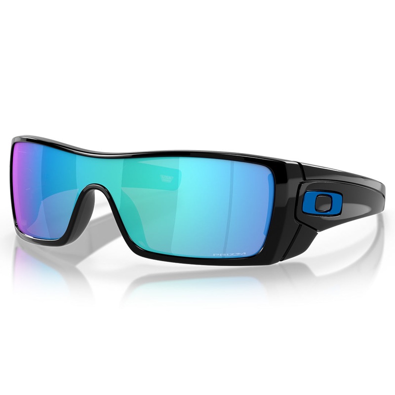 Oakley Sunglasses – Batwolf Batwolf Sunglasses Polished Blk w/PRIZM Sapphire Lens Oakley