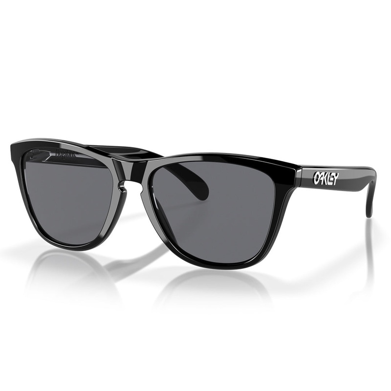 Oakley Sunglasses – Frogskins Frogskins Sunglasses Polished Black w/Grey Lens Oakley