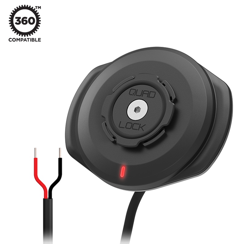 Quad Lock Motorcycle – 12-24V Waterproof Wireless Head Waterproof Wireless Charging Head 12V-24V V2 Quad Lock
