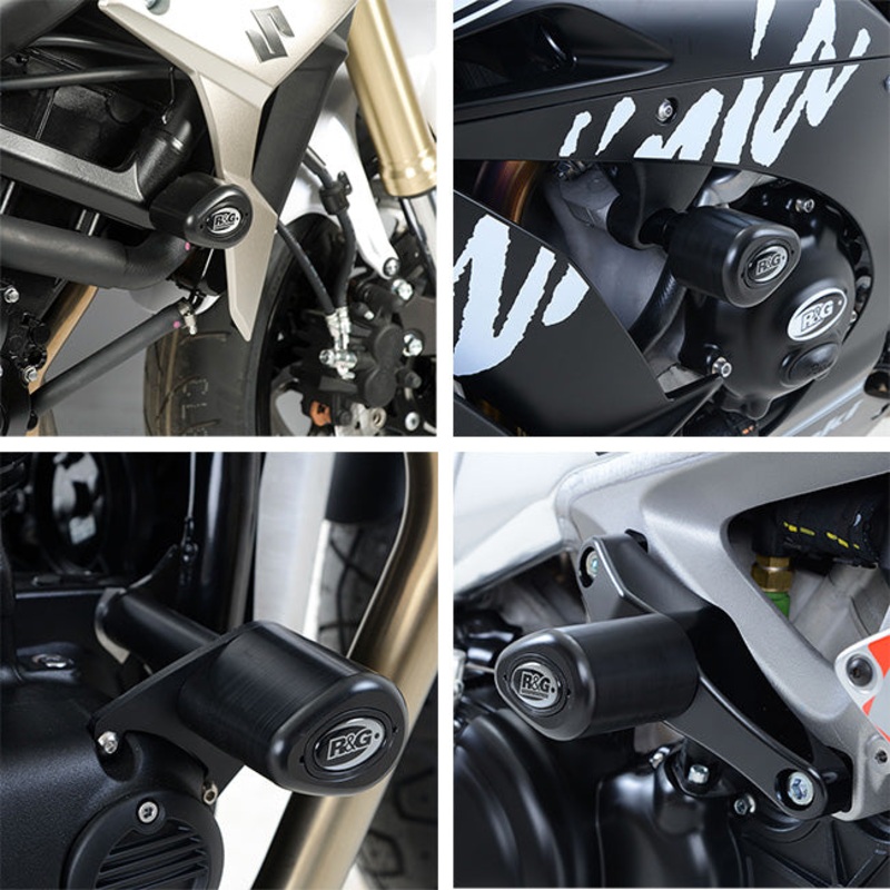 R&G Crash Protection Aero Style (Non Drill) Aero Crash Protector Race BMW S1000RR 10-11 No Drill R&G CP0283BL
