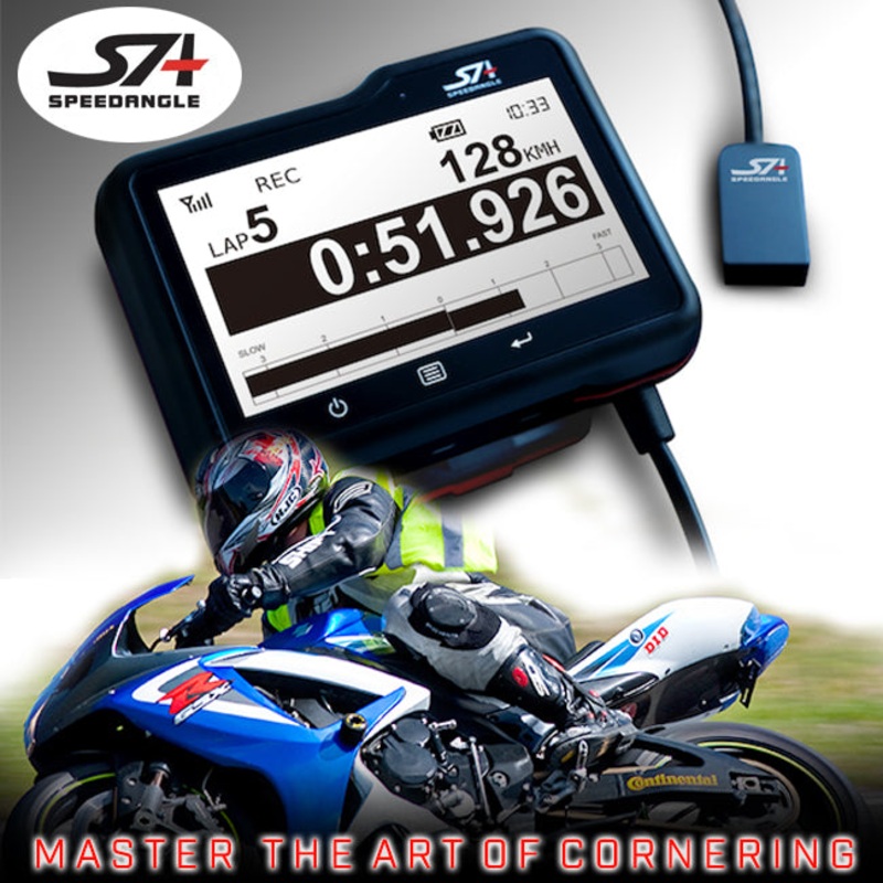 SPEEDANGLE Data Logger & Lap Timer with Lean Angle Range SpeedAngle Apex