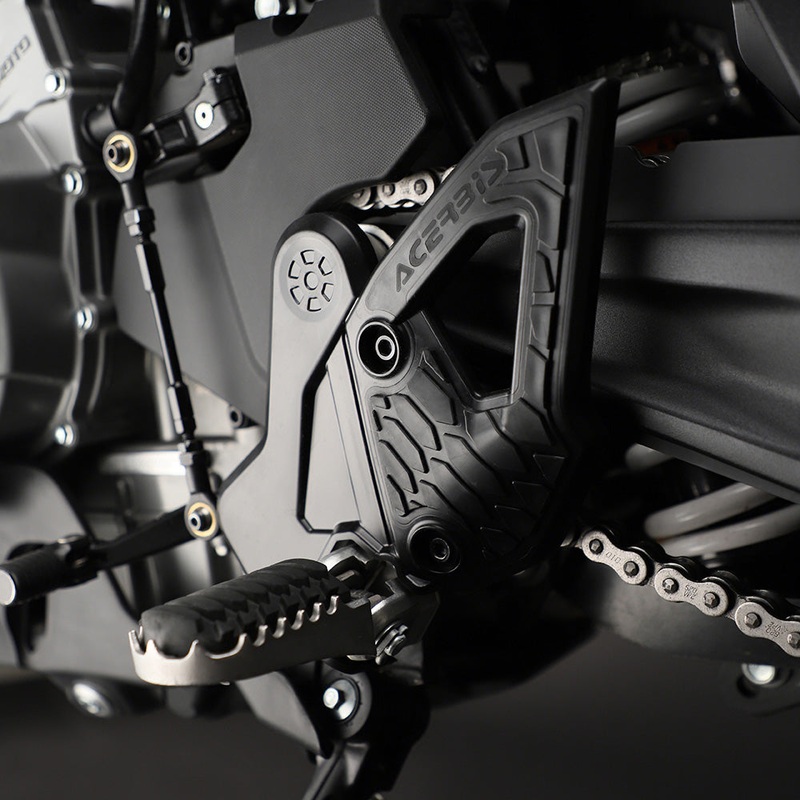 ACERBIS X-Grip Frame Guards (Adventure) *X-Grip Frame Guards White/Black CRF250/450R 14-17/13-16 Acerbis