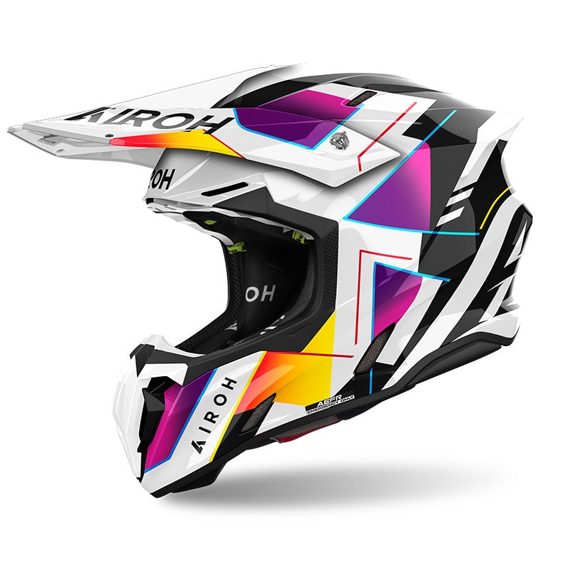 Airoh Twist 3 – Graphics S Twist 3 Rainbow Gloss Helmet AIROH