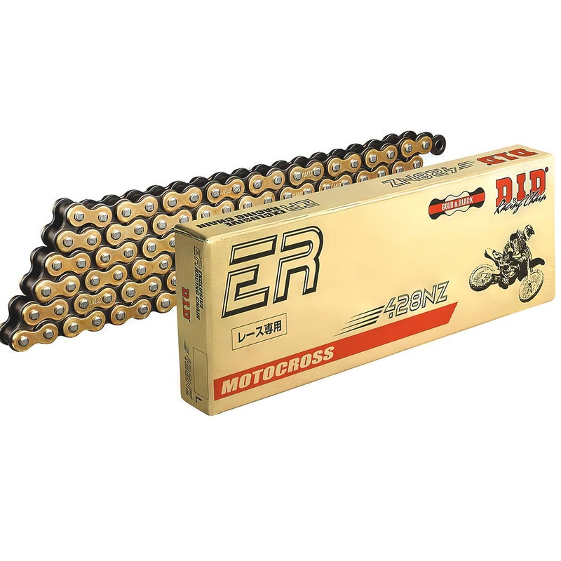 DID 428NZ – Non Sealed Chain 428NZ 120FB G&B Race chain w/ FJ clip link DID