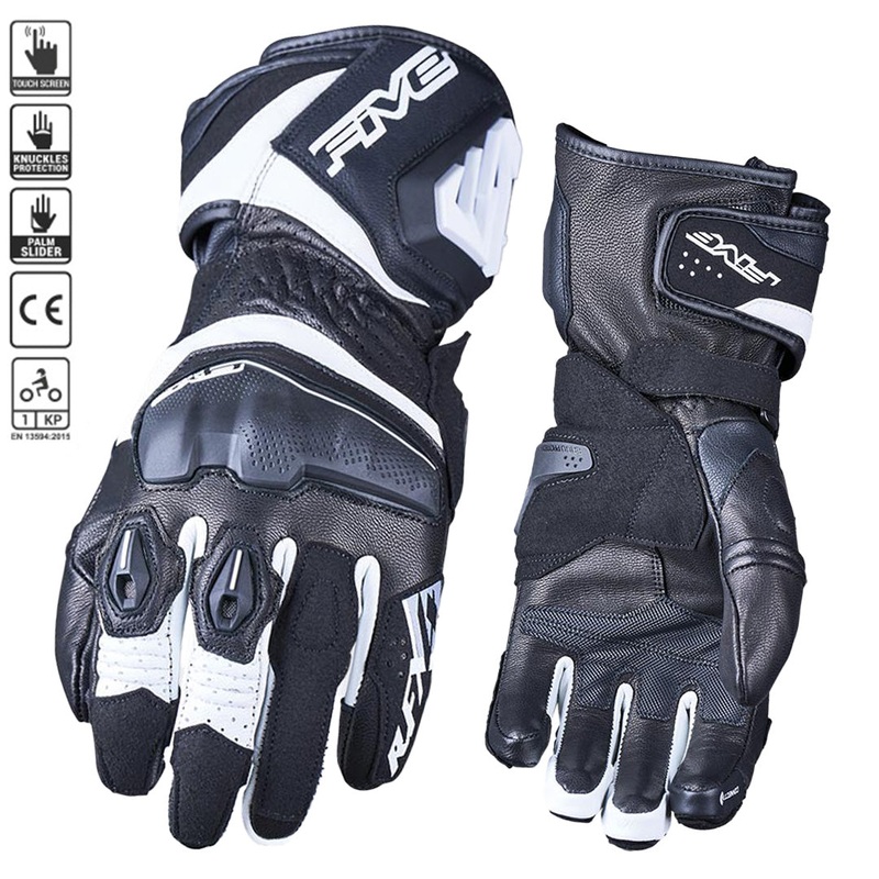 FIVE RFX4 EVO Woman Gloves 07/XS RFX4 EVO Woman Black/White Gloves FIVE