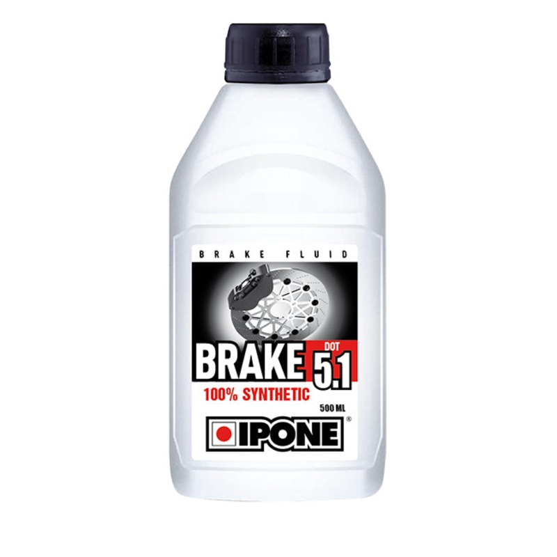 IPONE Brake DOT 5.1 500ml DOT 5.1 Brake Fluid (270deg dry boil point) 100% Synthetic IPONE