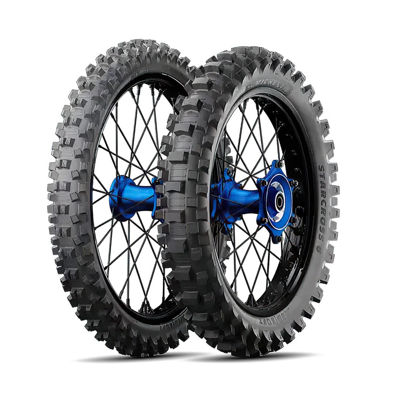 Michelin StarCross 6 Medium Soft 110/100-18 Bias 64M StarCross 6 Med Soft Tyre NHS TT Rear Michelin