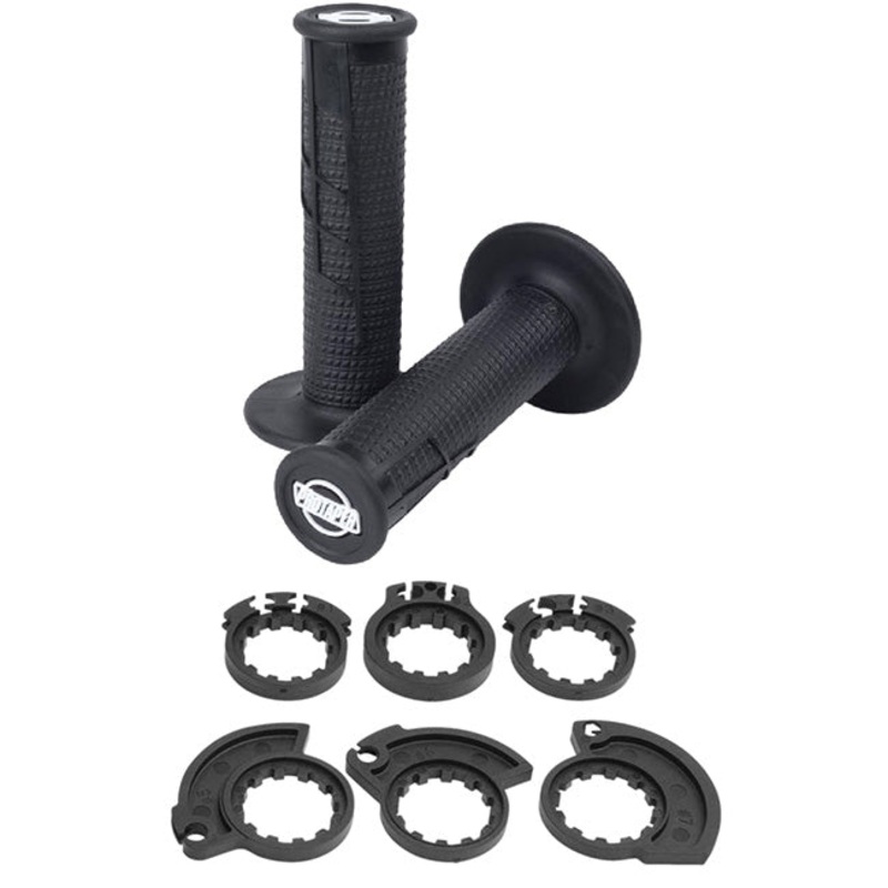 ProTaper Lock-On Grips – 1/2 Waffle *Protaper Lock On Grips 1/2 Waffle Neon-Pink/Black