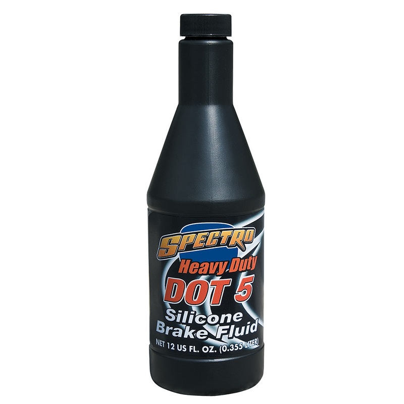 SPECTRO Heavy Duty DOT 5 Brake Fluid DOT 5 Heavy Duty Silicone Brake Fluid 0.355L (12oz) Spectro