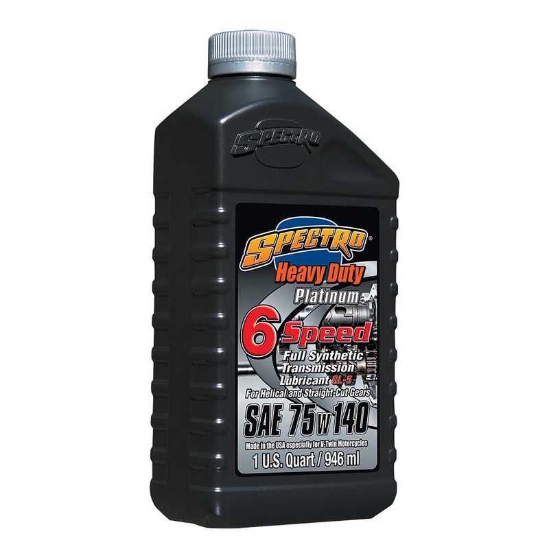 SPECTRO Heavy Duty Platinum 6 Speed Transmission Lubricant GL-5 75w140 946ml Heavy Duty Plat 6 Speed Full Syn Trans Oil (GL-5) Spectro^