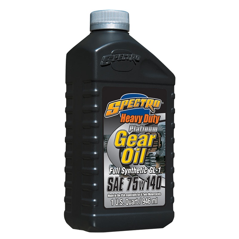 SPECTRO Heavy Duty Platinum Gear Oil GL-1 75w140 946ml Heavy Duty Platinum Gear Oil Full Syn (GL-1) Spectro