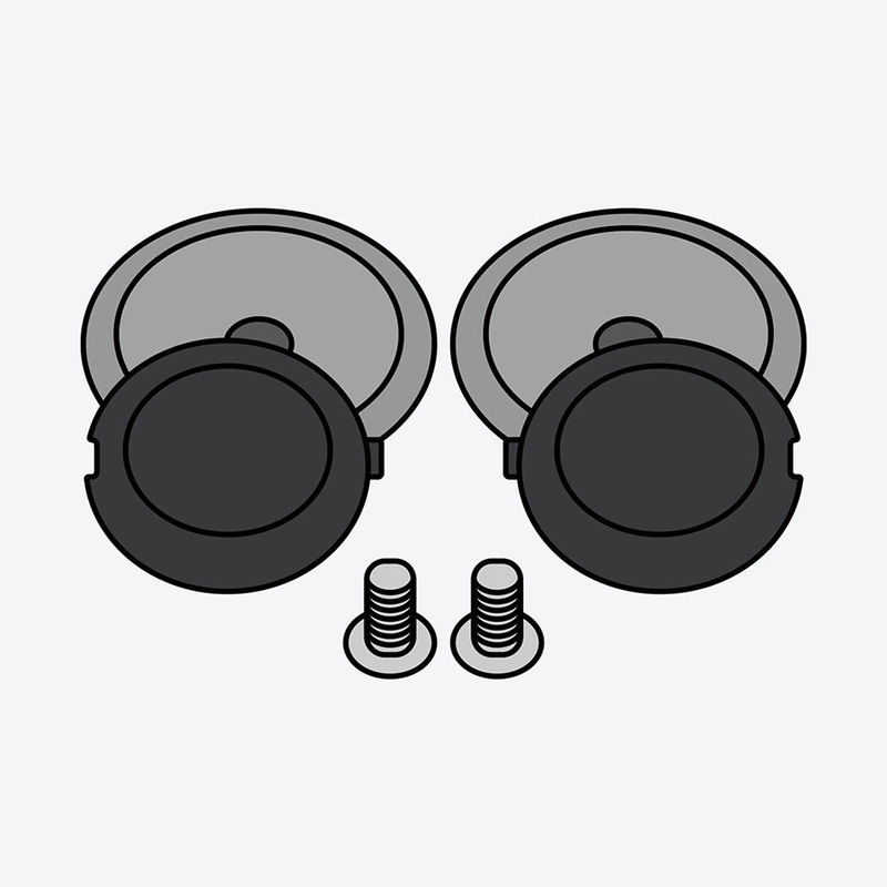 AIROH Visor Plates – Helios *Visor Plates Helios Black Airoh