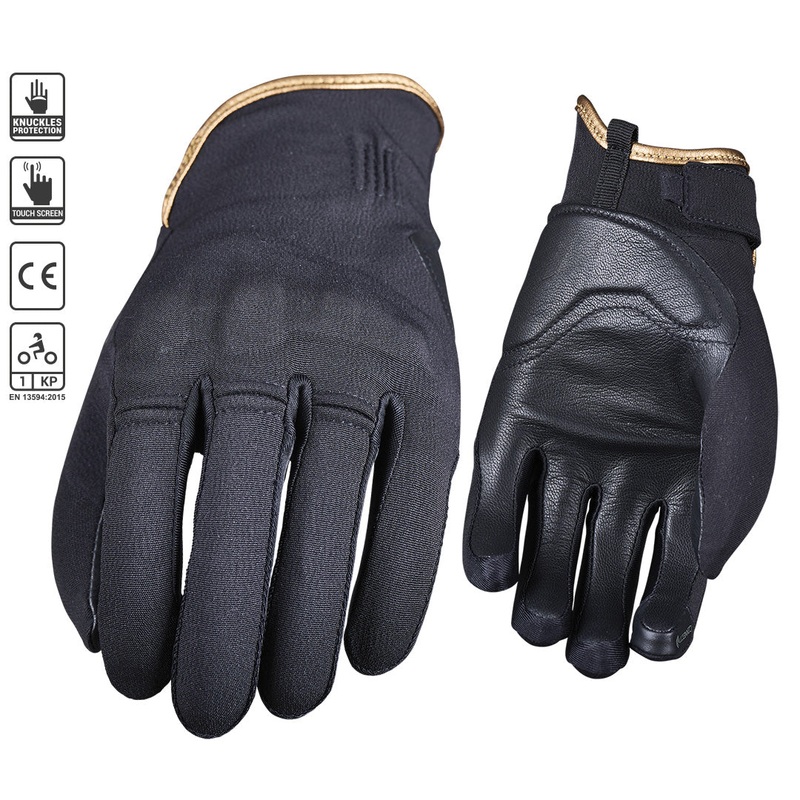 FIVE Flow Woman Gloves 10/L Flow Woman Black/Copper Gloves FIVE