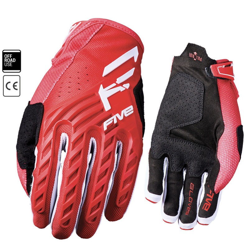 FIVE MXF3 EVO Gloves 08/S MXF3 EVO Black/White Glove FIVE