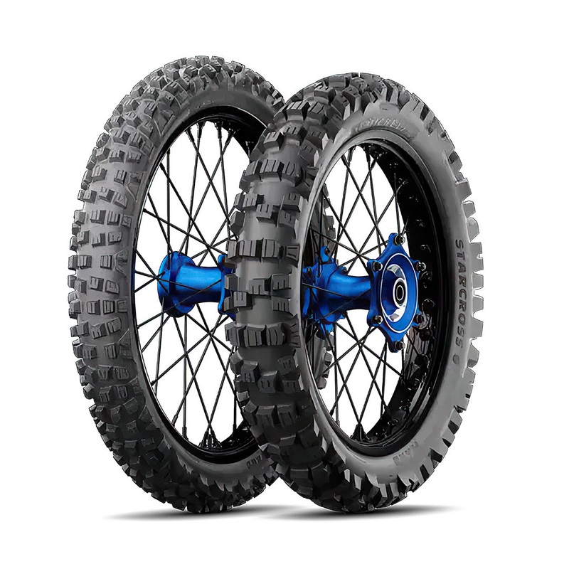 Michelin StarCross 6 Hard 110/90-19 Bias 62M StarCross 6 Hard Tyre NHS TT Rear Michelin