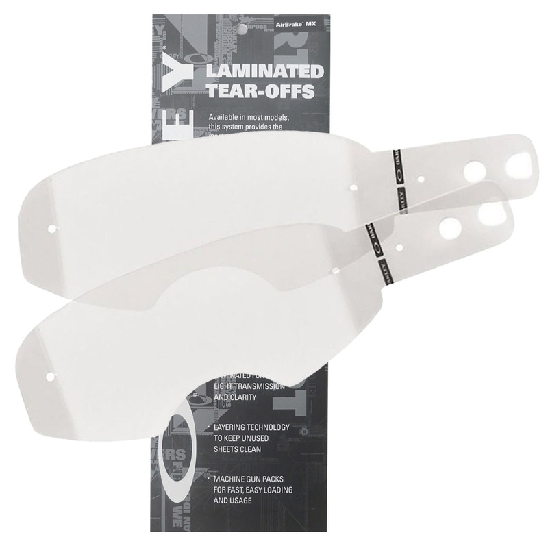 Oakley Laminated Tear-Offs – Airbrake MX 14pk AirBrake MX Laminated Tear-Offs 14 Pack (2×7 Pack) Oakley