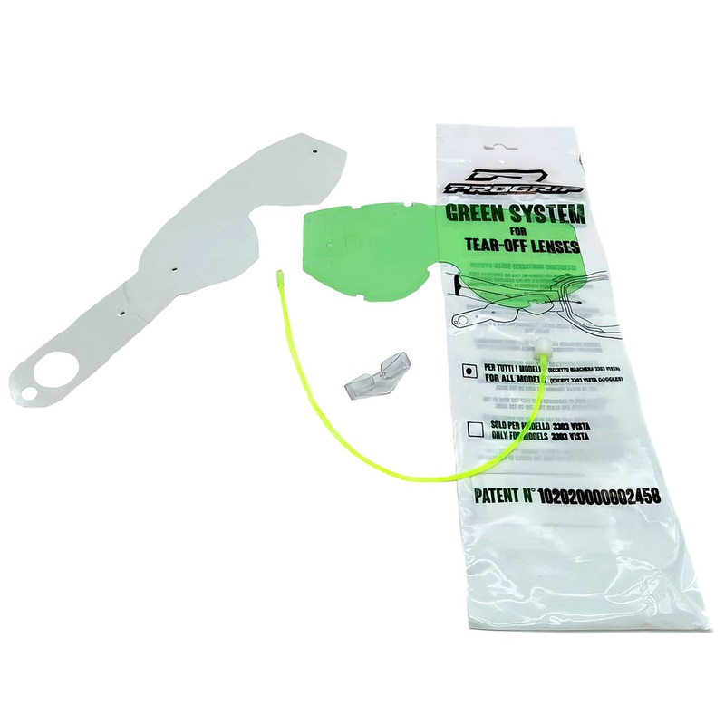 PROGRIP Green System for Tear-Off Lenses Green System for Tear-Offs All Models ProGrip