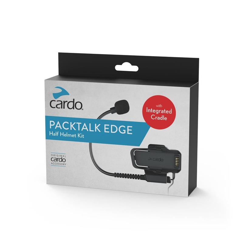 Cardo Packtalk EDGE / Pro – Half Helmet Kit V2 Packtalk Edge / Pro Half-Helmet Kit Cardo