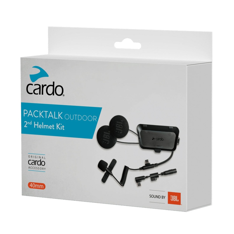 Cardo Packtalk OUTDOOR – 2nd Helmet Kit Packtalk Outdoor 2nd Helmet Kit Cardo