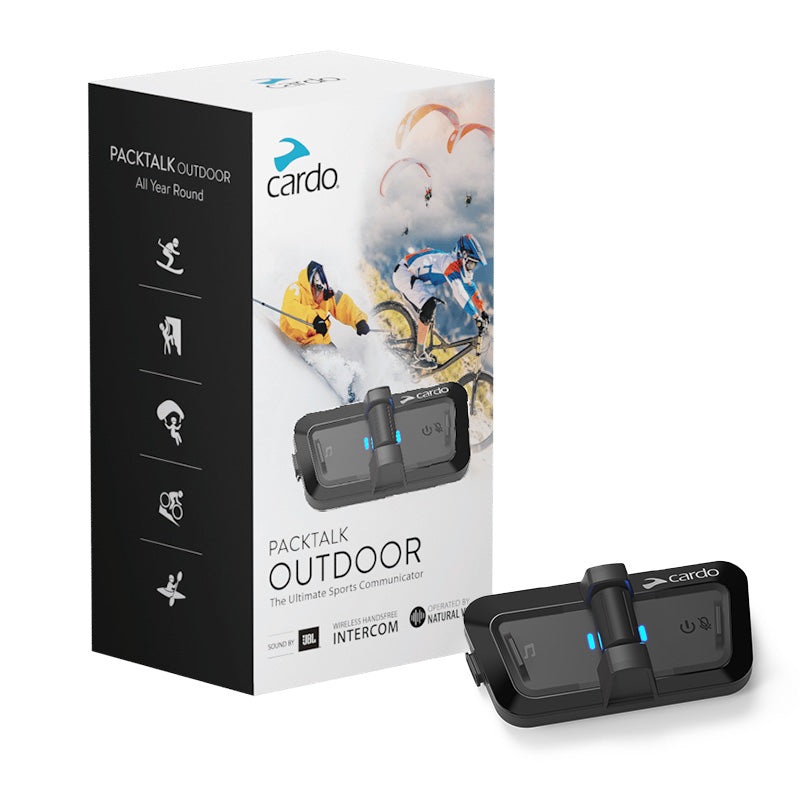 Cardo Packtalk OUTDOOR Packtalk Outdoor Single –  Black Cardo