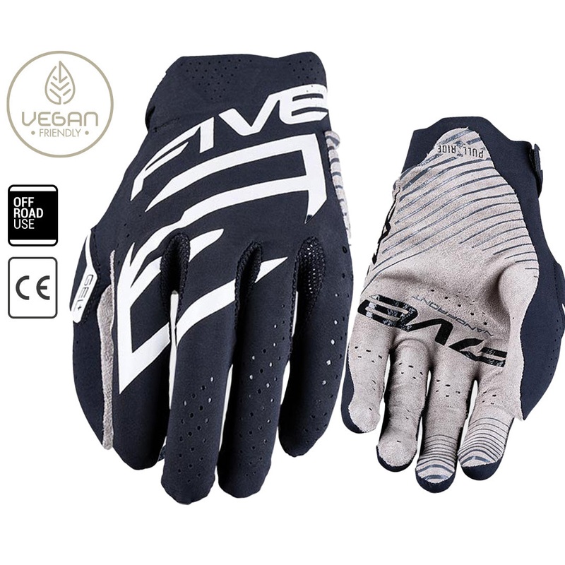 FIVE MXF Race Gloves 08/S MXF RACE Black Glove FIVE