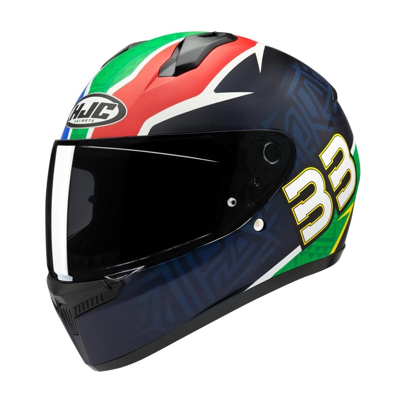 HJC C10 – BB33 Brad Binder *L C10 B Binder MC21SF Helmet Road HJC