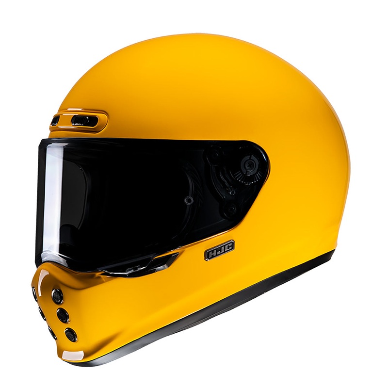 HJC V10 – Solid Colours S V10 Semi Flat Black Road Helmet HJC
