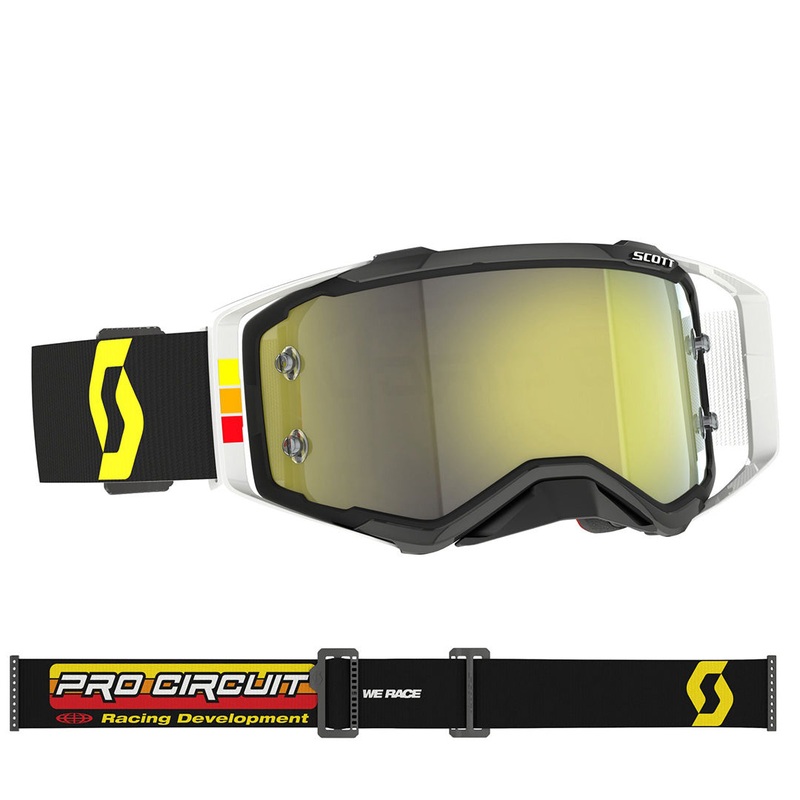 SCOTT Prospect Pro Circuit Prospect Goggle Pro Circuit Black/White Yell Chrome Works