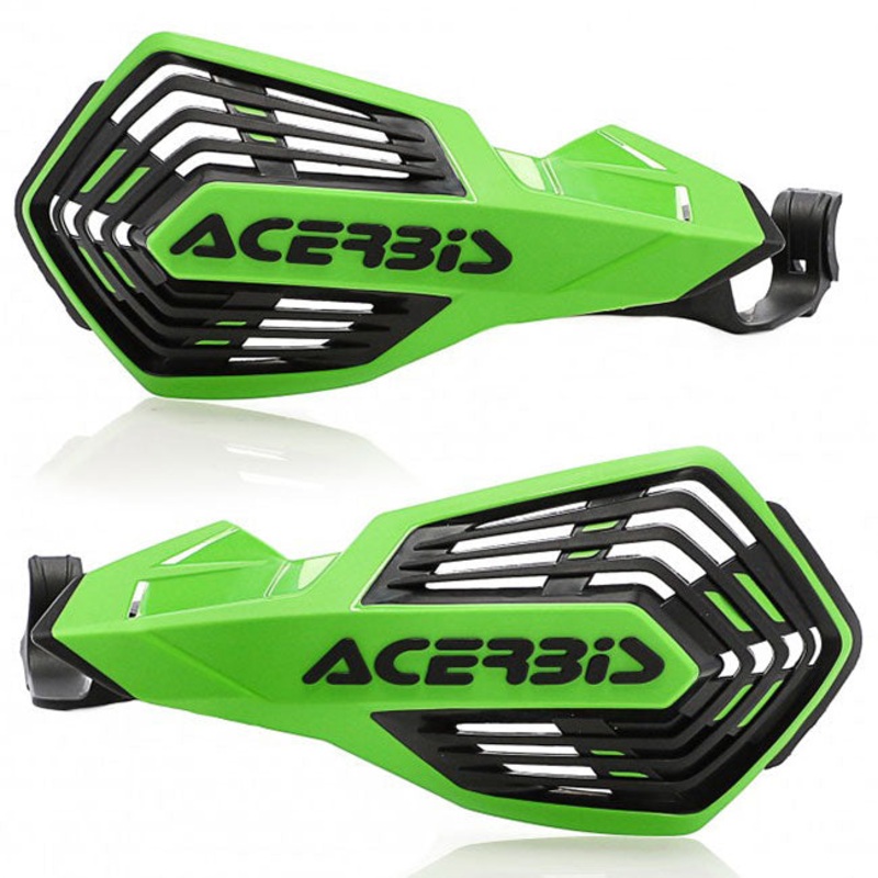ACERBIS K Future KH Handguards- Kawasaki K-Future KH Handguard Black/White Kawasaki Acerbis