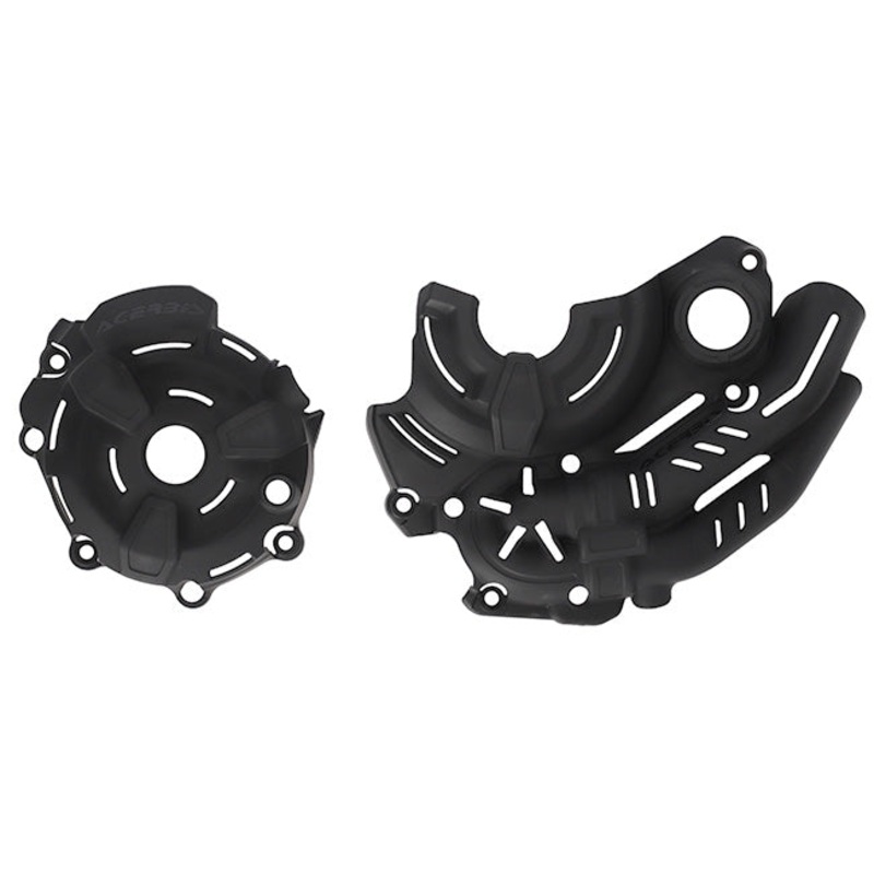 ACERBIS X-POWER Engine Protection Kits (Adventure) X-Power Engine Case Cover Kit Black Tenere 700 Acerbis
