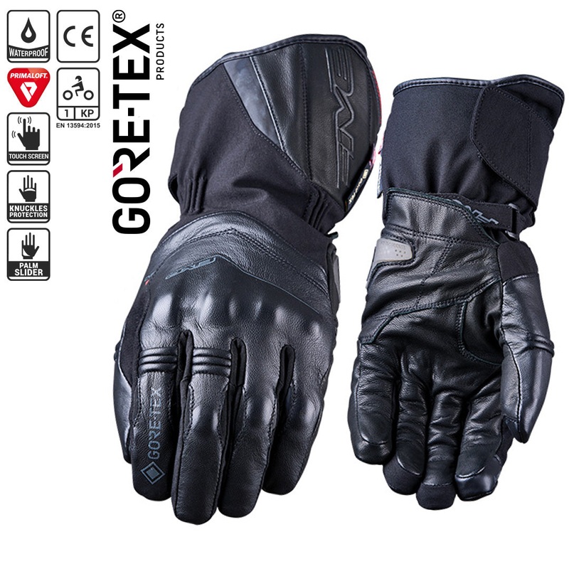 FIVE WFX Skin EVO GTX Gloves 07/XS WFX Skin EVO GTX Black waterproof glove FIVE