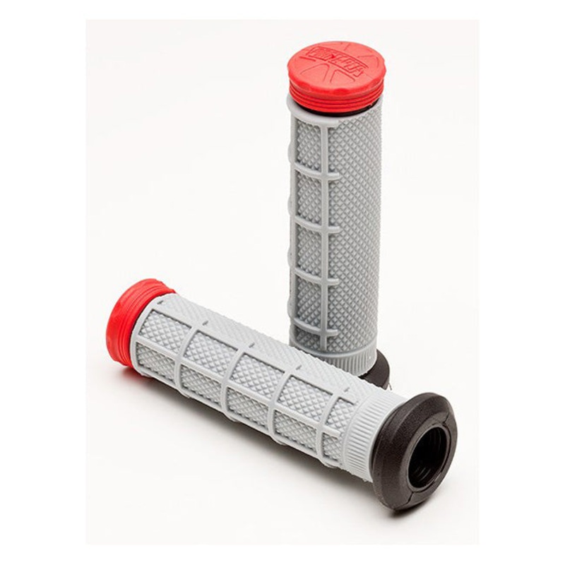 ProTaper ATV Tri-Density Grips – 1/2 Waffle Red/Grey Tri Density ATV Grips 1/2 Waffle ProTaper