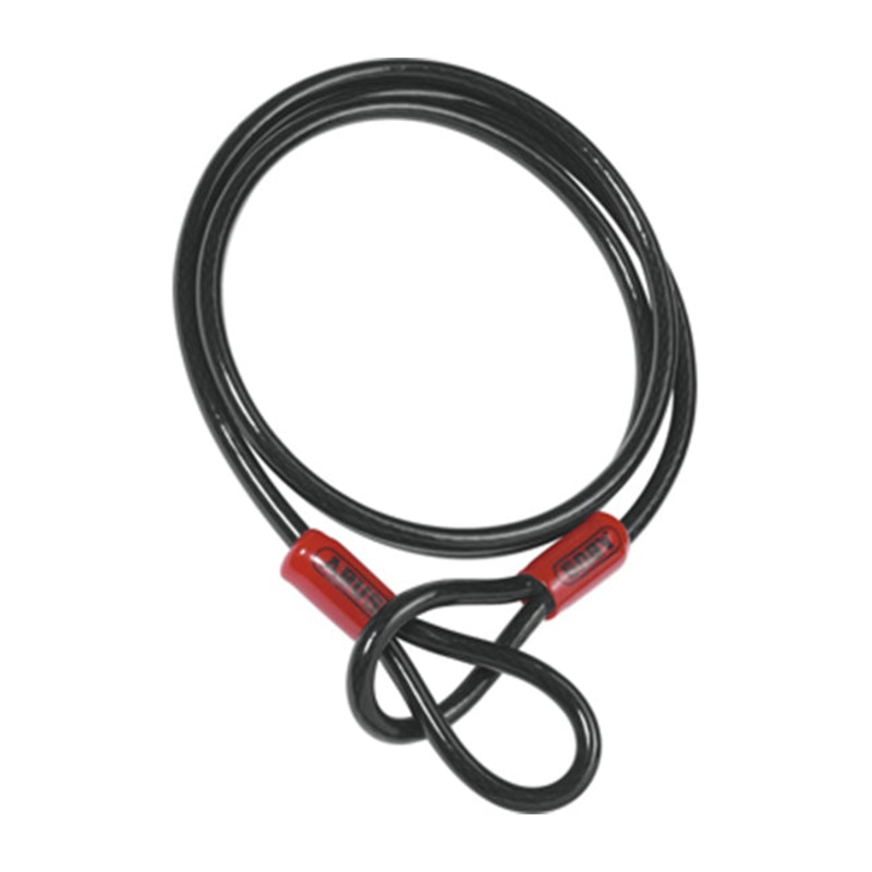 ABUS Cobra Cable Cobra 10mm/2m Loop Black/Red ABUS