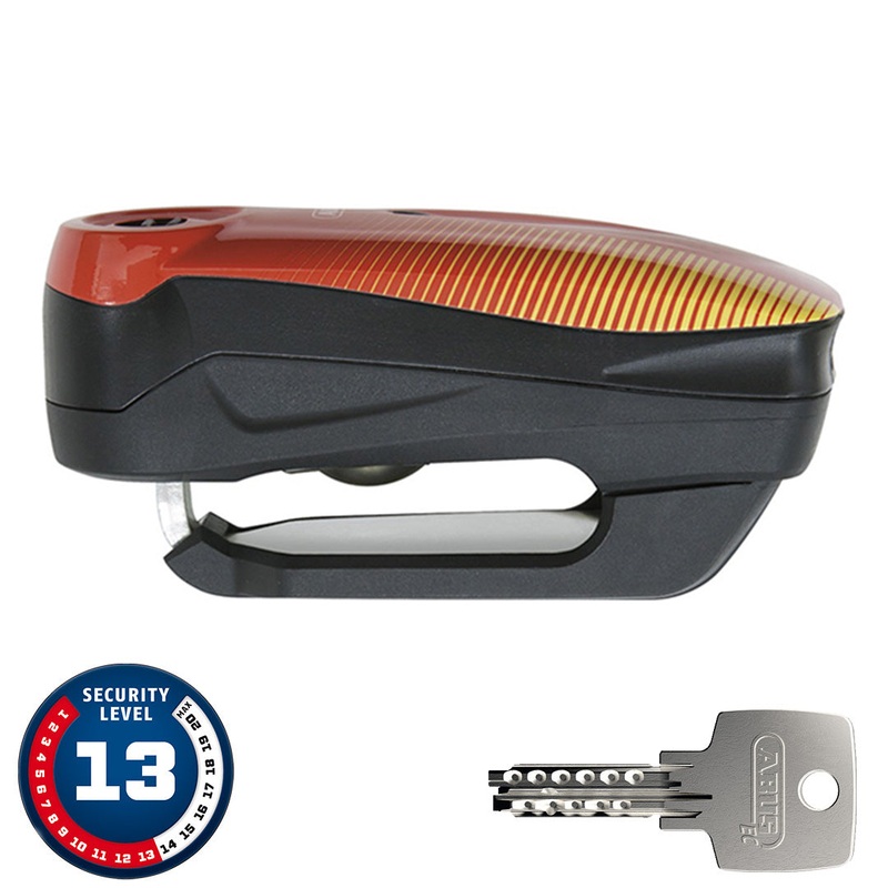 ABUS Detecto 7000 RS1 Alarm Disc Lock 7000 RS1 Detecto Sonic Disc Lock Red ABUS
