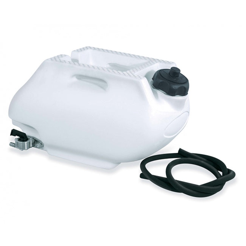 ACERBIS Fuel Tank – Rear Mounted I Fuel Tank Rear Mount 6ltr White Acerbis Indent Only