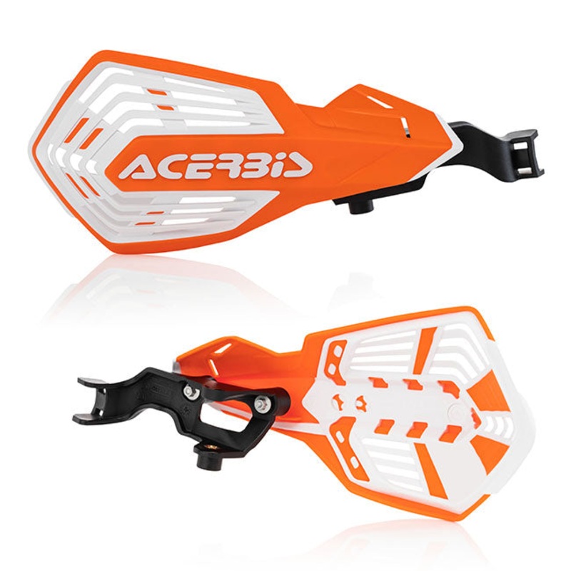 ACERBIS K Future Handguard KTM Husq K-Future Handguard Orange/White Acerbis