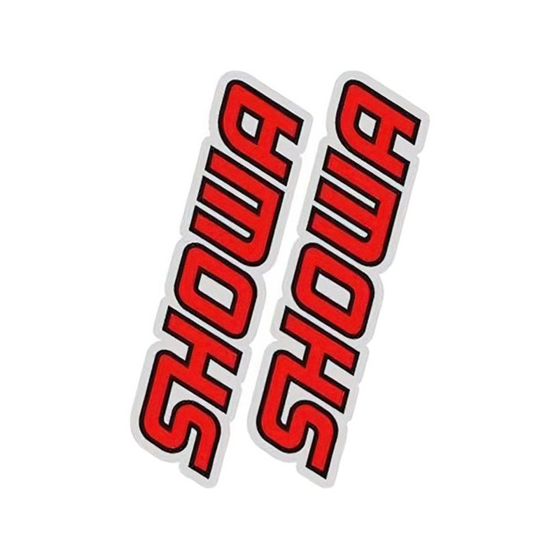 FACTORY EFFEX Motorbike Fork/Swingarm Stickers Universal Fork/Swing arm Stickers Showa red Factory FX