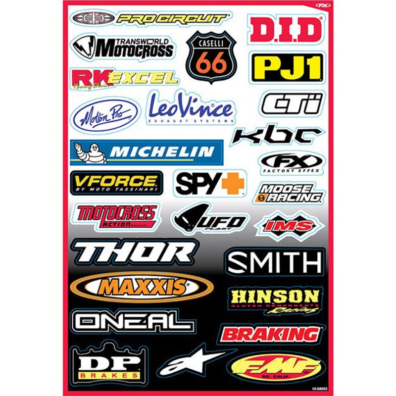 FACTORY EFFEX Sponsor Kit Stickers SPONSOR KIT A Factory FX