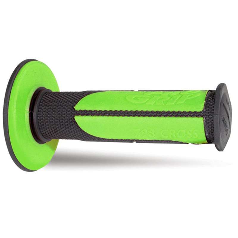 PROGRIP Double Density MX Grips – PG798 Green/Black Double Density Grips 115mm Progrip