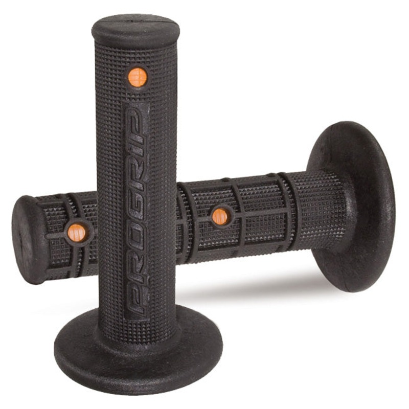 PROGRIP Double Density MX Grips – PG799 Black/Orange Dot Double Density Grips 115mm Progrip