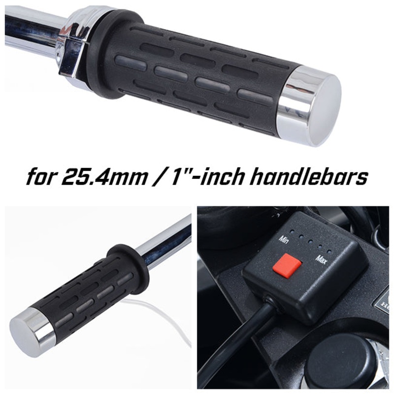 R&G Heated Grips – 1 inch cruiser bars I 1 inch cruiser bar Heated Grips (5 level) R&G. Indent