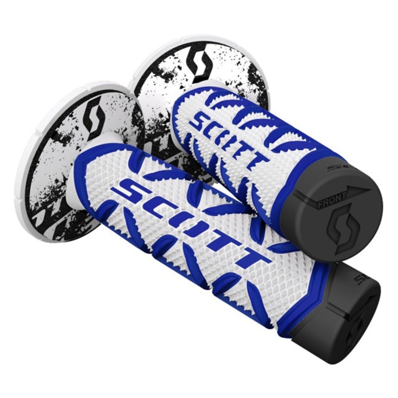 SCOTT Diamond Grips with Donuts Blue/White Triple Density Diamond Grips with donuts Scott