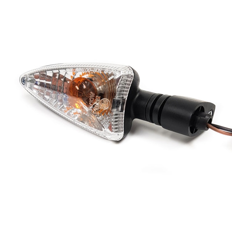 TECH 7 – INDB1502 Triumph Tiger indicators Arrow indicators long 120mm Clear lens E-Mark Tech7