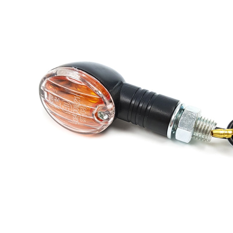 TECH 7 Micro Oval Indicators Micro Oval indicators 60mm short Clear lens E-mark Tech7