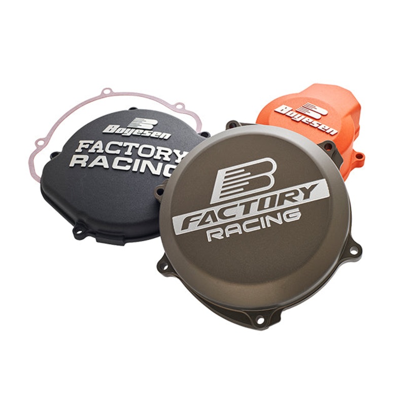 BOYESEN Clutch Cover CR125 01-07 Clutch Cover Black Boyesen