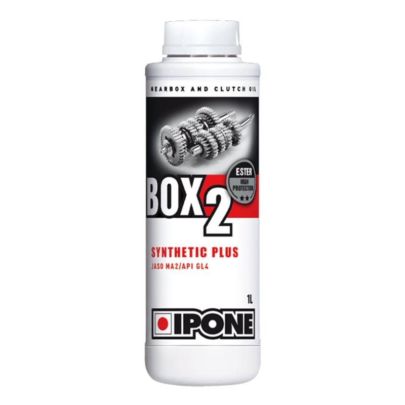 IPONE Box 2 10W40 1L Box2 Semi Syn+ Ester Gear & Clutch Oil JASO MA2/GL4 IPONE ^