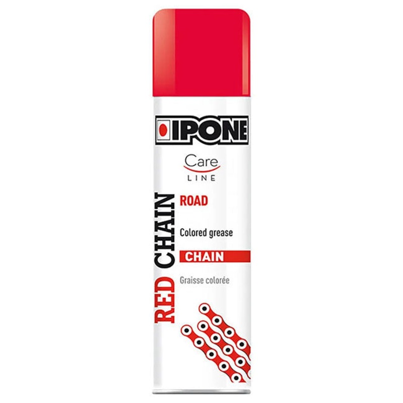 IPONE Coloured Chain Lubricant 250ml Red Chain Coloured Road Chain Lube IPONE. DG