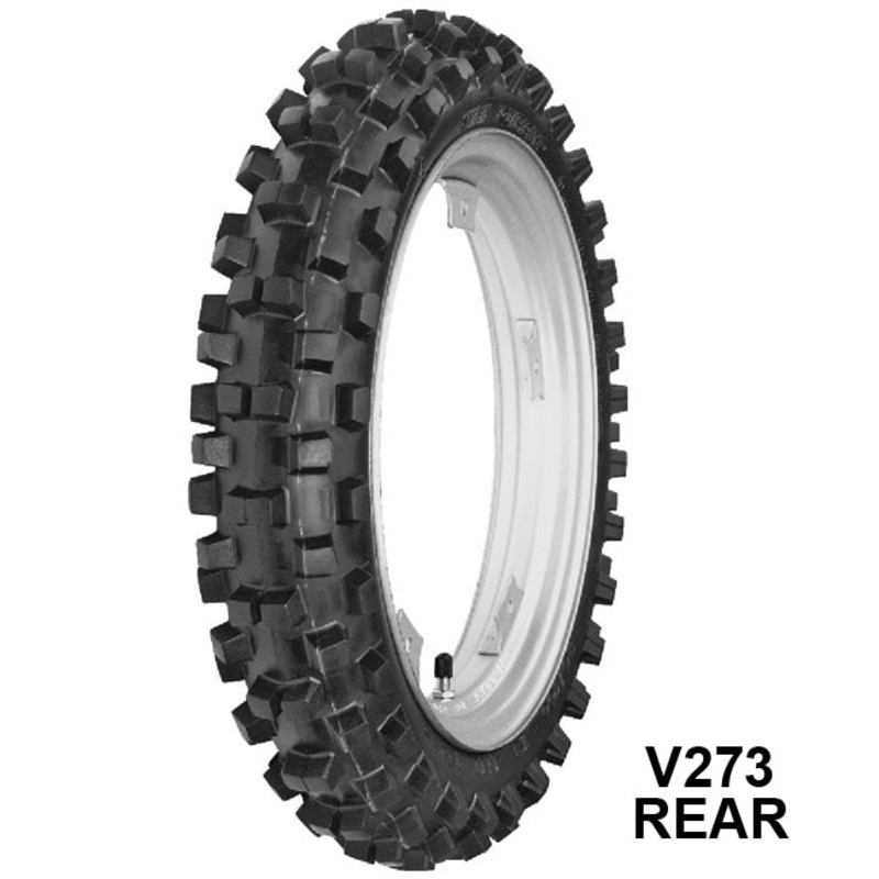 VEE RUBBER Mud MX Tyre – V273 Kids 80/100-12 V273 TT NHS Mud MX Tyres Vee Rubber